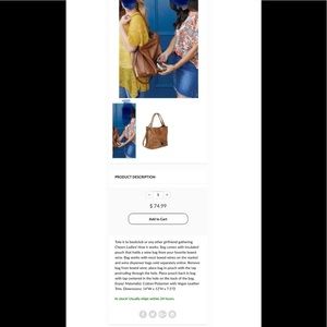 Coco + Carmen wine purse